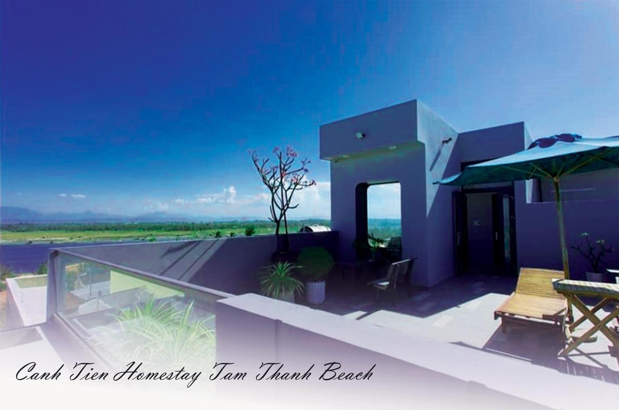 Canh Tien Homestay Tam Thanh Beach ตามกี่ ภายนอก รูปภาพ