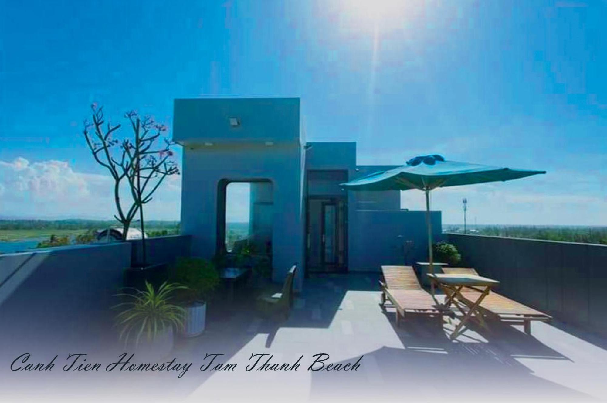 Canh Tien Homestay Tam Thanh Beach ตามกี่ ภายนอก รูปภาพ
