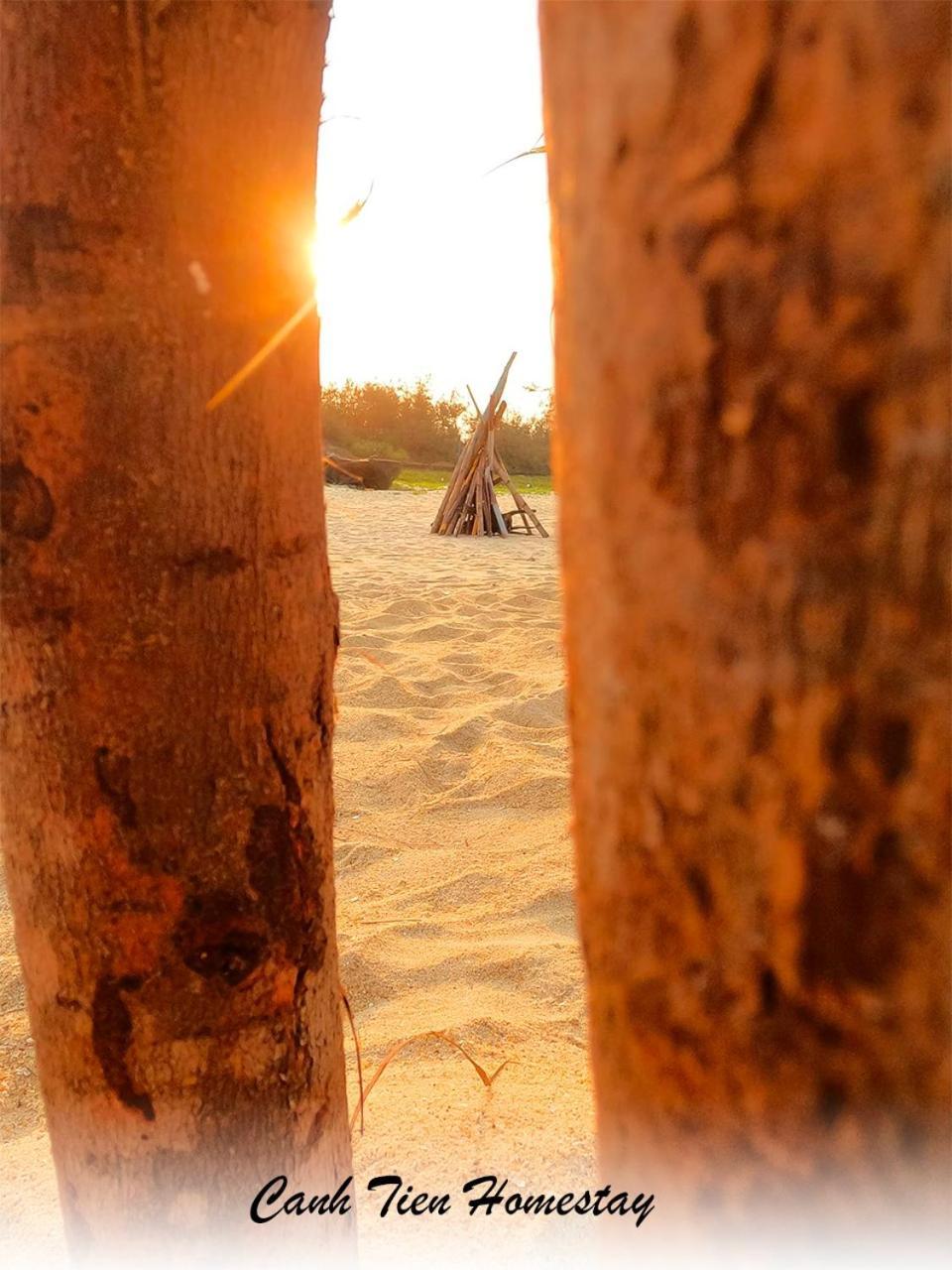 Canh Tien Homestay Tam Thanh Beach ตามกี่ ภายนอก รูปภาพ